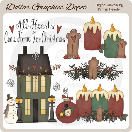 Country Christmas   Clip Art