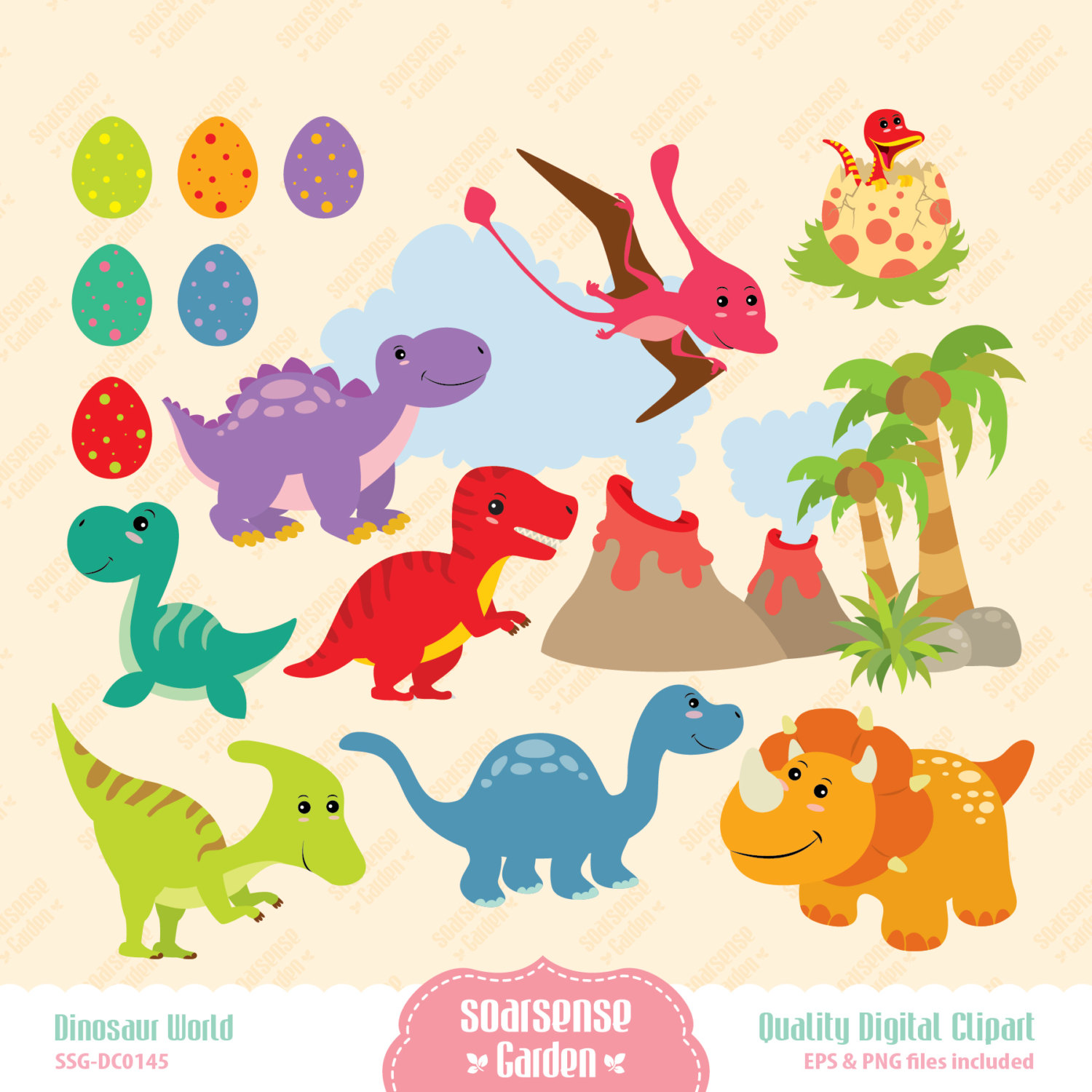 Digital Download Discoveries For Dinosaur Clipart From Easypeach Com