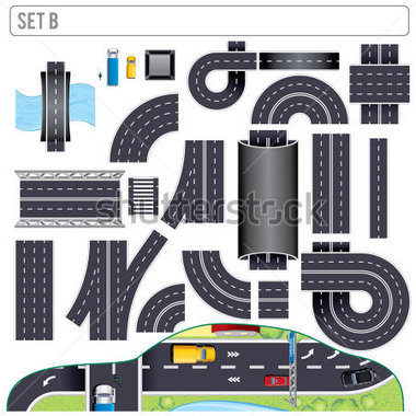 Markers And Various Top View Vector Clip Art Stock Vector   Clipart Me