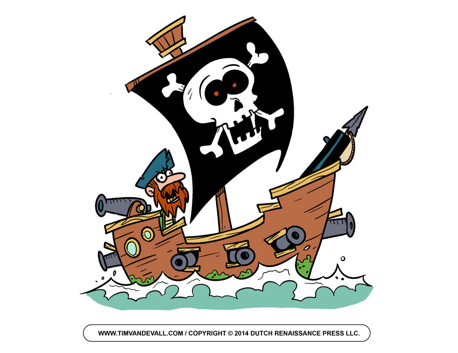 Pirate Clip Art   Free Cartoon Pirate Images Pictures Jpegs For