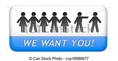 Job   We Want You Sign Job Search    Csp18986677   Search Eps Clipart