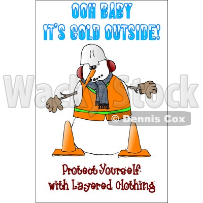Royalty Free  Rf  Clipart Illustration Of A Safety Construction