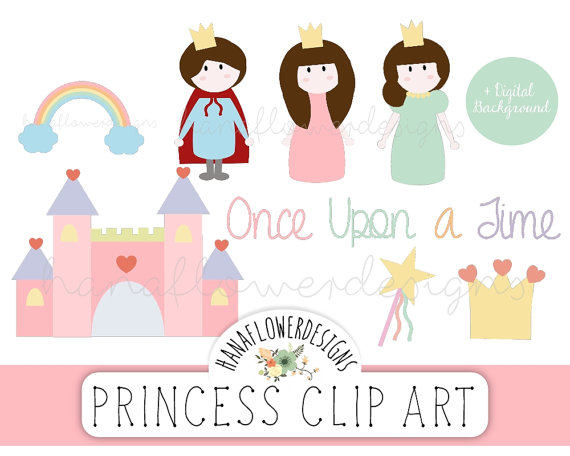 Princess Digital Embellishments  Clipart   Once Upon A Time Palace    