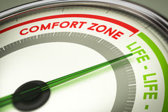 Break Out Of Your Comfort Zone Life Change Stock Photo