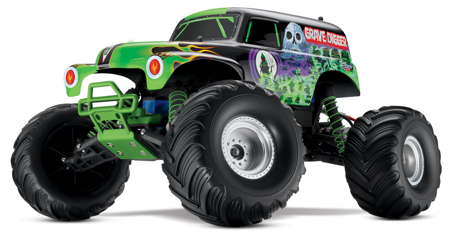 Grave Digger   4x2   1 10 Brushed   Traxxas