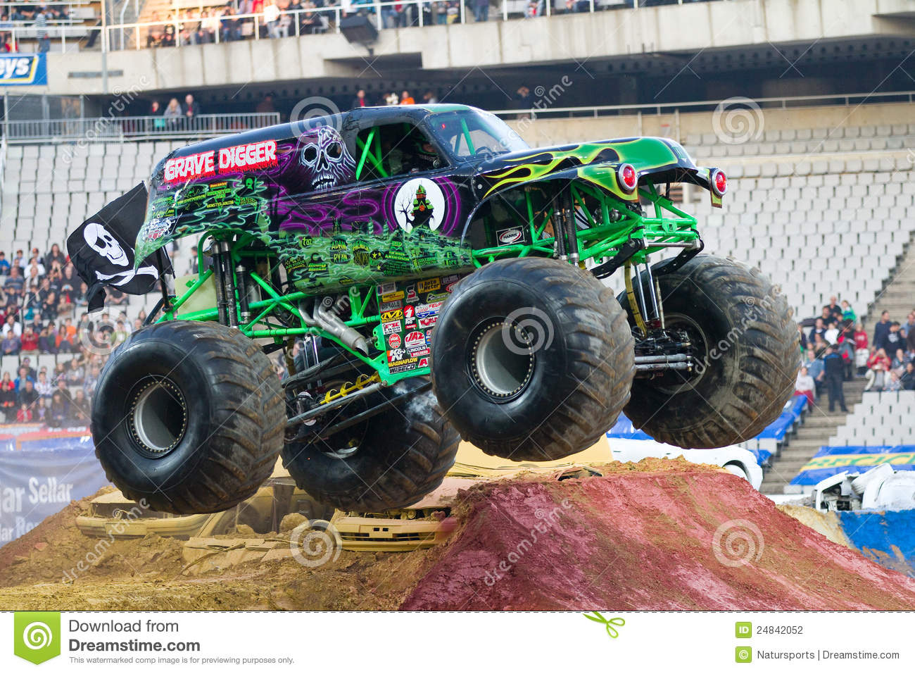 Grave Digger Monster Truck Editorial Photography   Image  24842052
