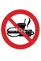 Poster Forbidden To Eat And Drink  Do Not Drink  Do Not Eat  Sign