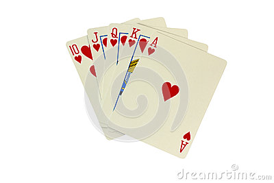 Royal Flush Poker Hand Royalty Free Stock Image   Image  38644826