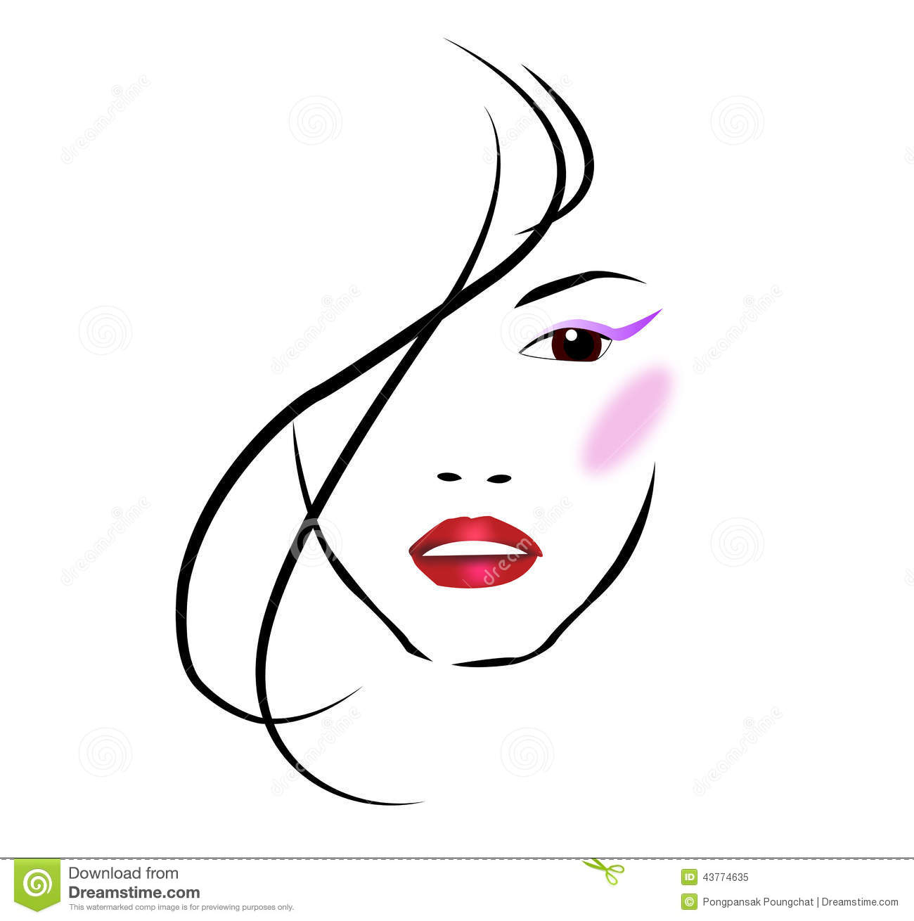 Beauty Salon Stock Vector   Image  43774635