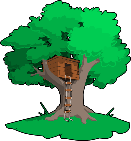 Tree House Clip Art At Clker Com   Vector Clip Art Online Royalty