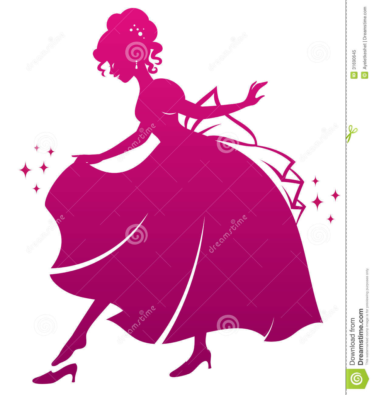 Princess And Her Shoe Royalty Free Stock Photo   Image  31690645