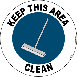 Keep This Area Clean   Visual Workplace Inc