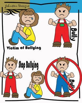 Free Bullying Clipart   Teacherspayteachers Com