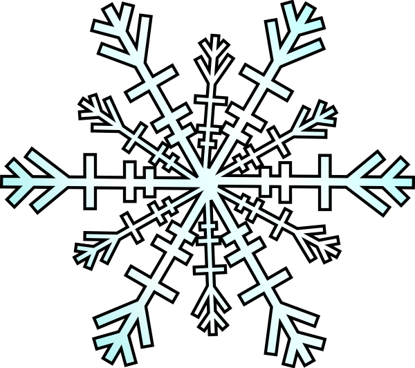 Snowflake Clip Art At Clker Com   Vector Clip Art Online Royalty Free