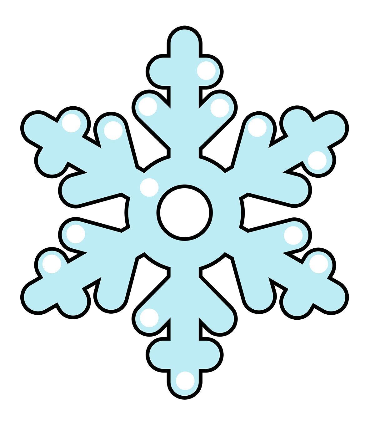 Snowflakes Clip Art   Images   Free For Commercial Use