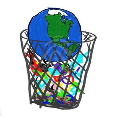 Garbage Clipart Earth In Garbage Earth Garbage Clipart 83320069 Jpg
