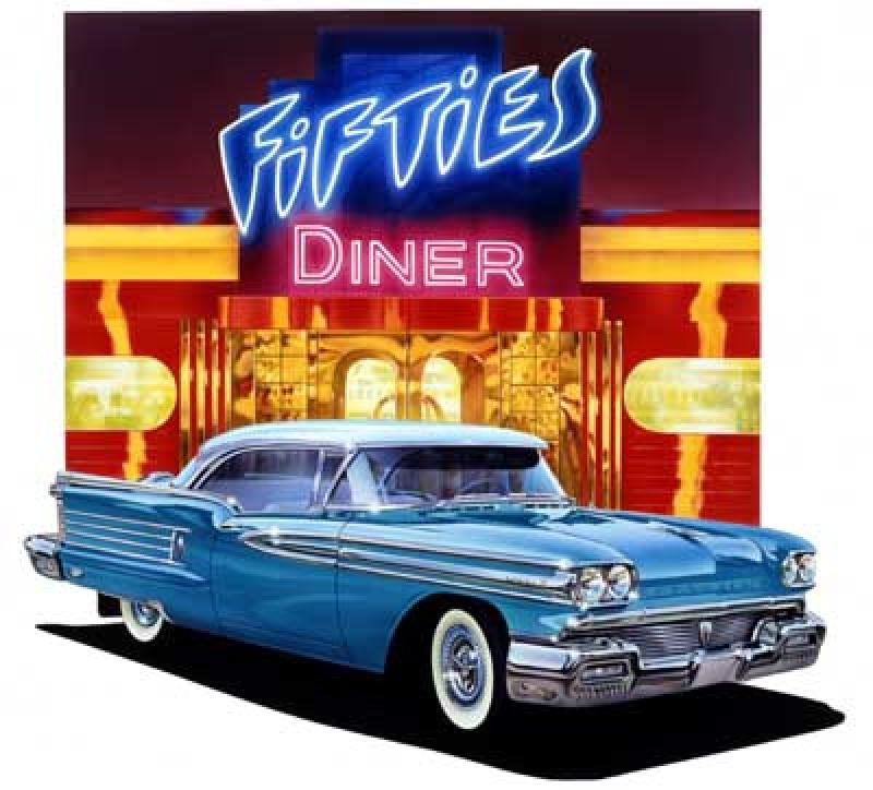 Fifties Diner   Limited Editions   All Artwork   Graham Reynolds