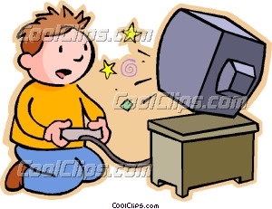 Playing Video Game Vector Clip Art Coolclips Top Host Games   Gameshd