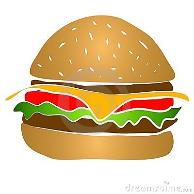Cheeseburger Hamburger Clipart Royalty Free Stock Image   Image