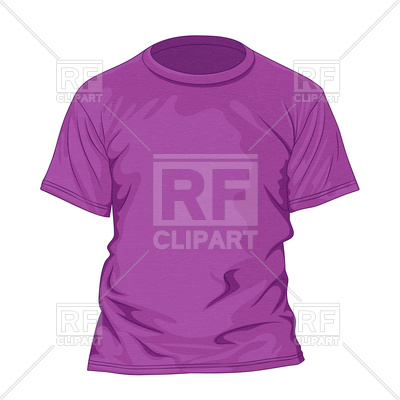 Purple T Shirt With Texture   Violet Tshirt Design Template 92755