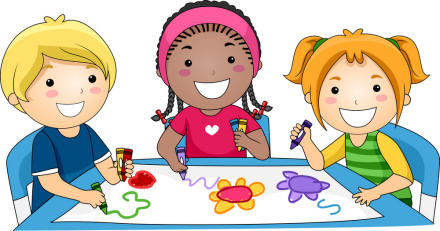Kids Doing Crafts Clip Art   Site About Children
