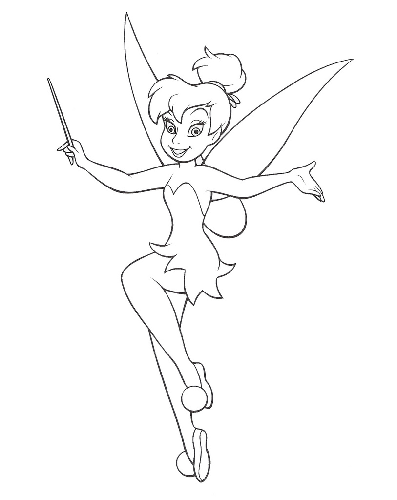 Tinkerbell Coloring Pages 2   Coloring Pages To Print