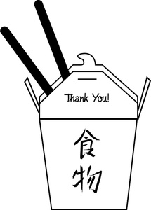 Chinese Take Out Clipart Image   Carton Of Chinese Food In A Take Out