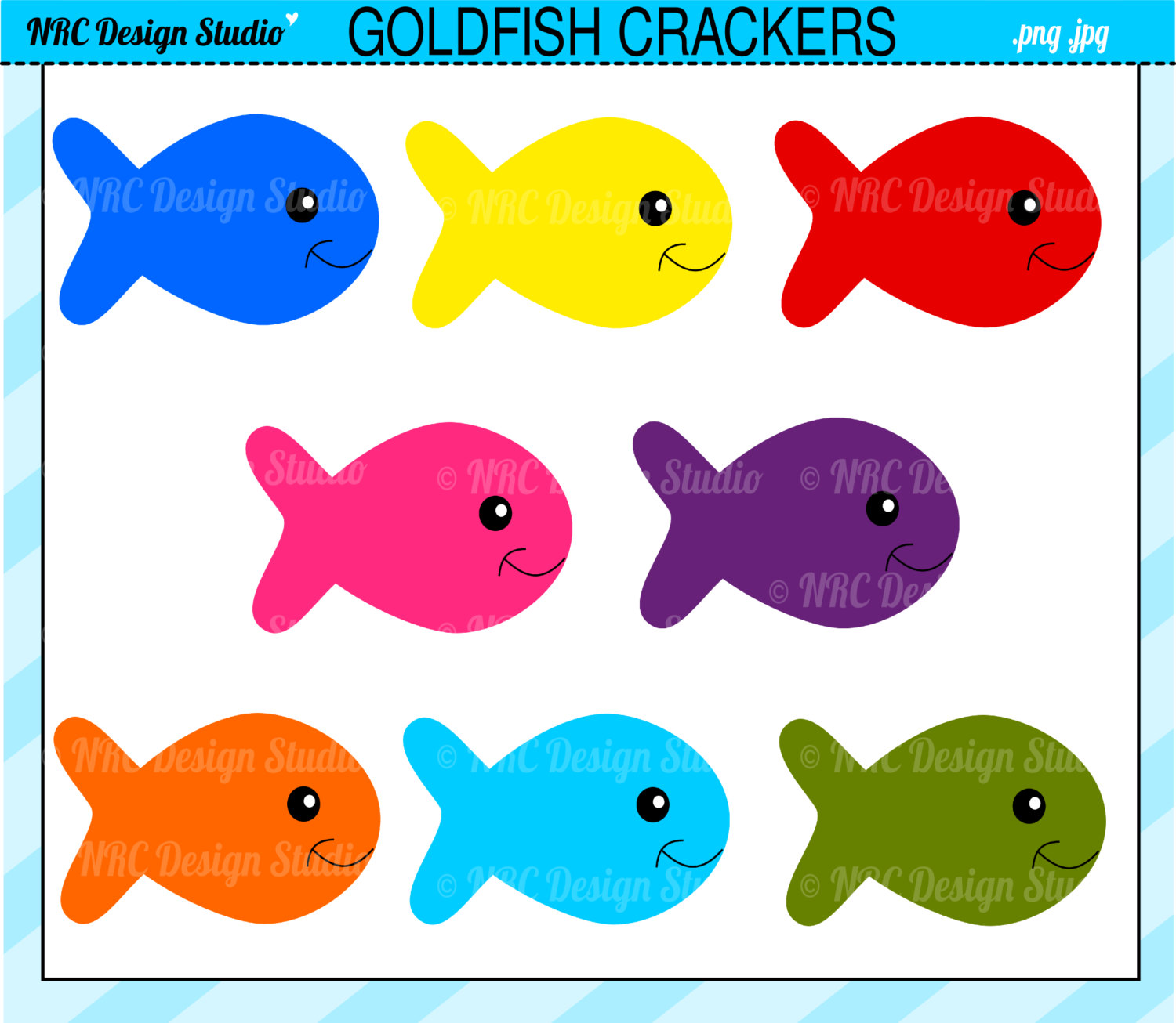 Colorful Fish Clipart Cute Fish Clip Art   Cute