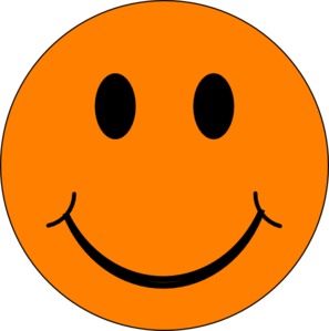 Happy Orange Face Clip Art At Clker Com   Vector Clip Art Online