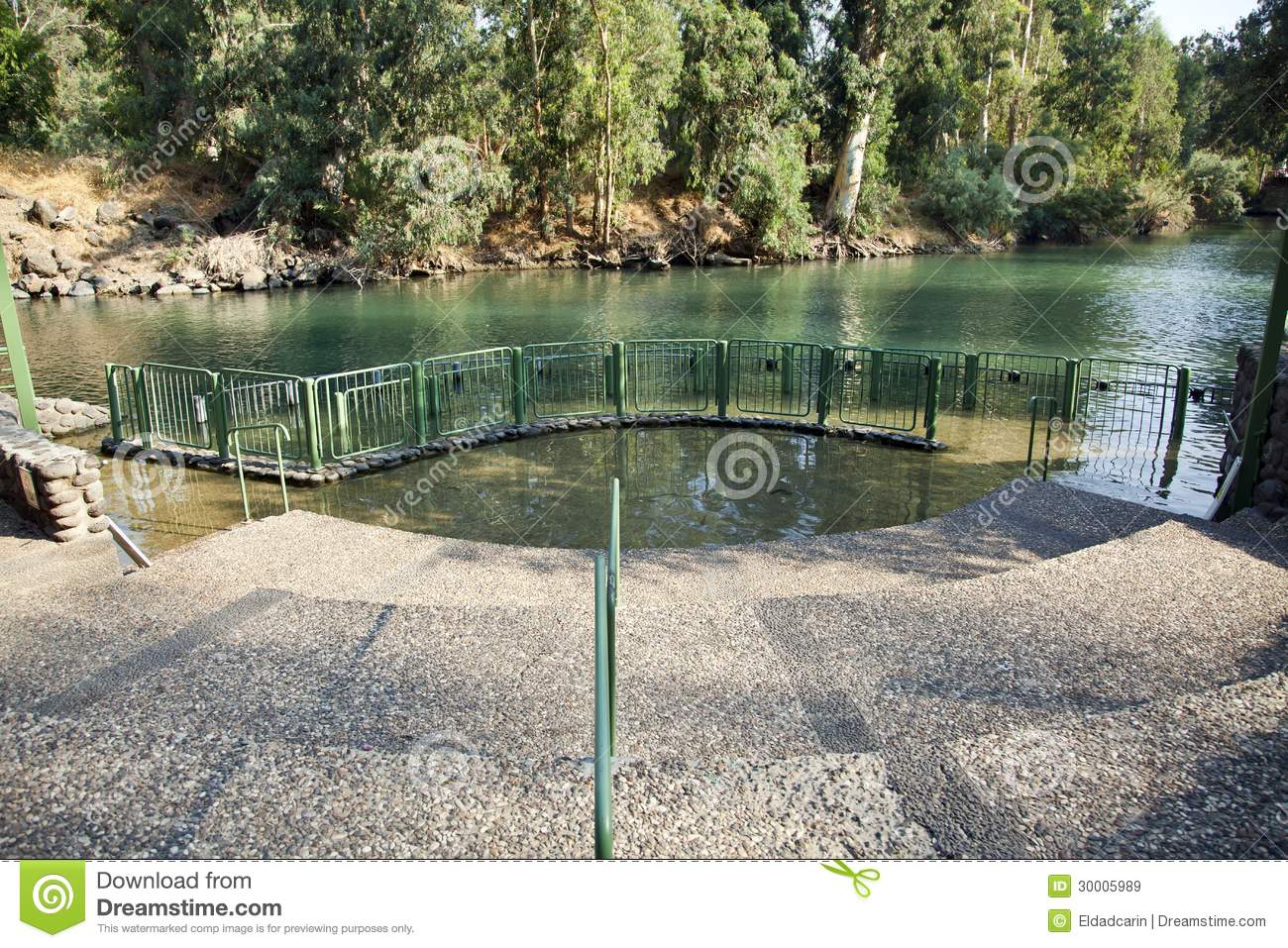 View Baptismal Place Jordan River Israel River S Water Eventually