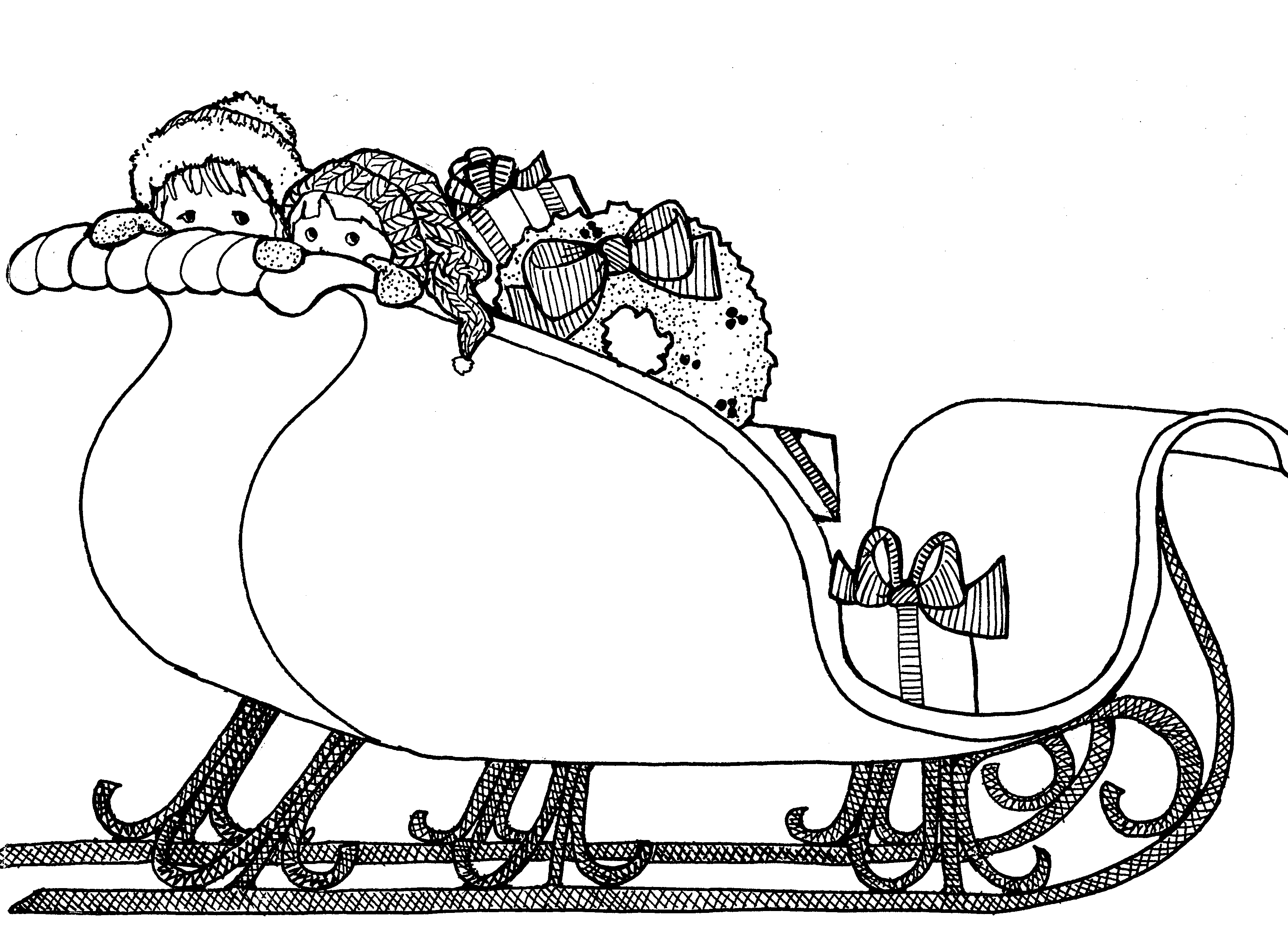 12 Sleigh Pictures Free Cliparts That You Can Download To You Computer