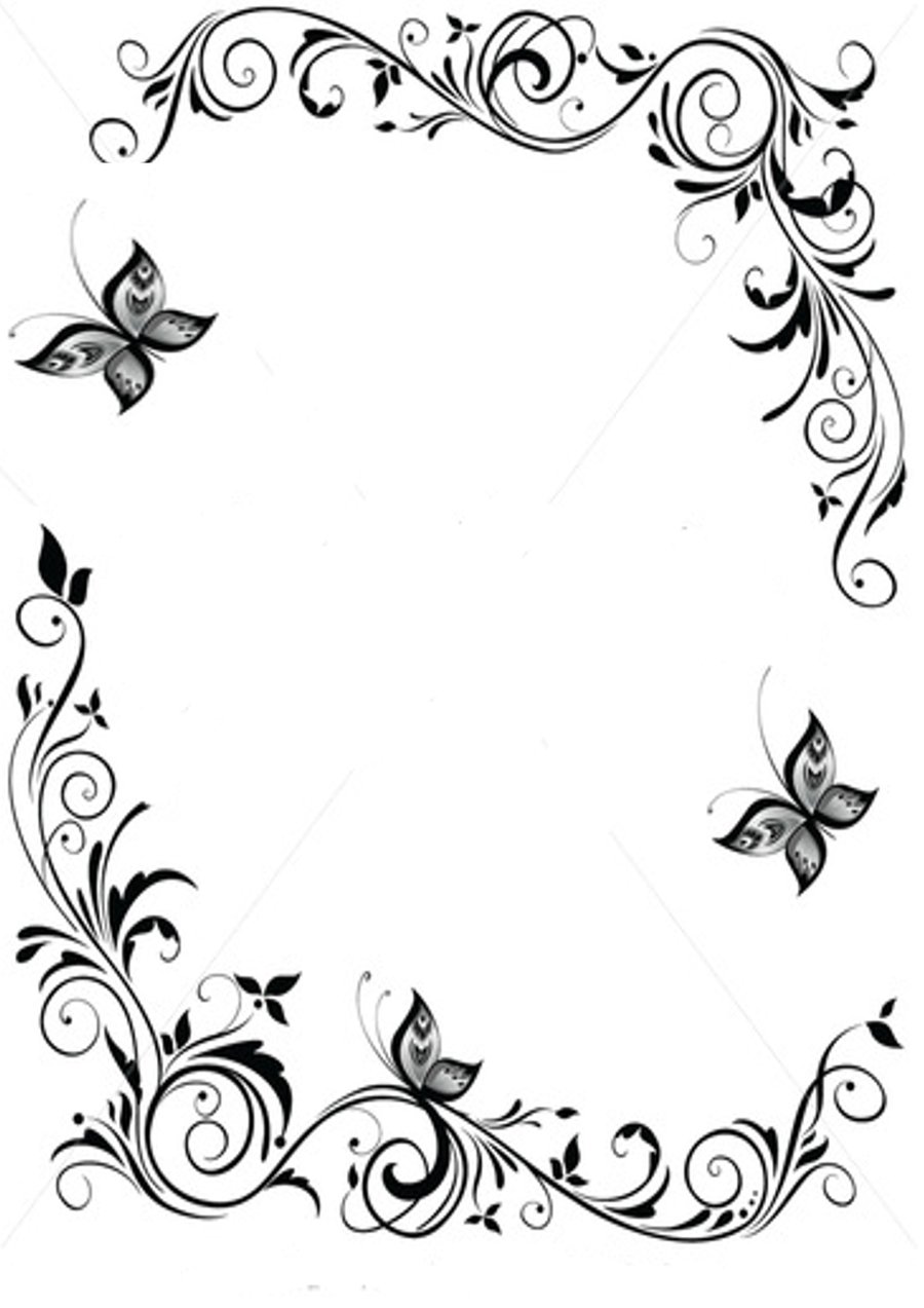 14 Picture Butterfly Borders Free Cliparts That You Can Download To