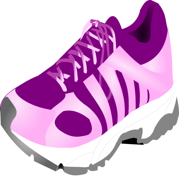 Running Shoe Clip Art At Clker Com   Vector Clip Art Online Royalty