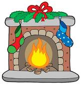 Fireplace Clipart And Illustration  1120 Fireplace Clip Art Vector