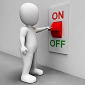 Light Switch Off Clip Art On Off Switch Shows Energy