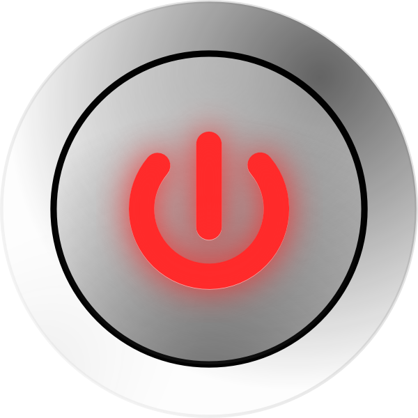 Power Button States On Off Clip Art At Clker Com   Vector Clip Art