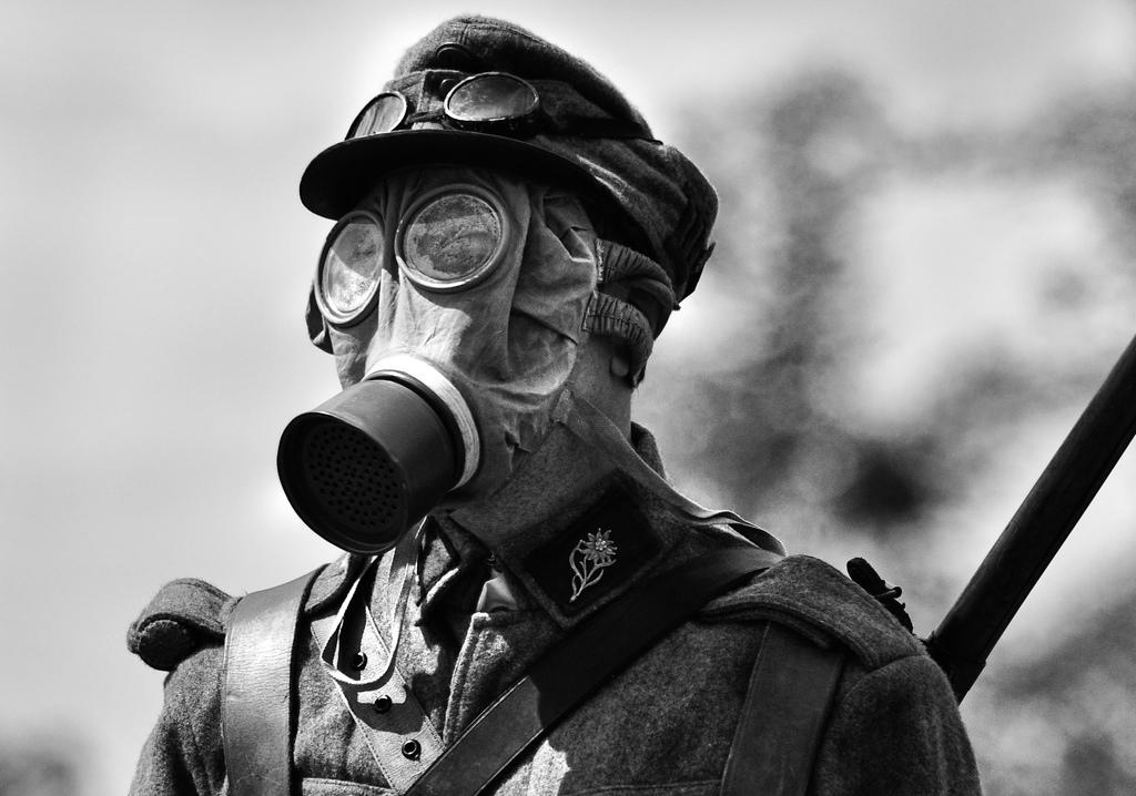 View Fullsize More Gas Mask Training Wwi Photos