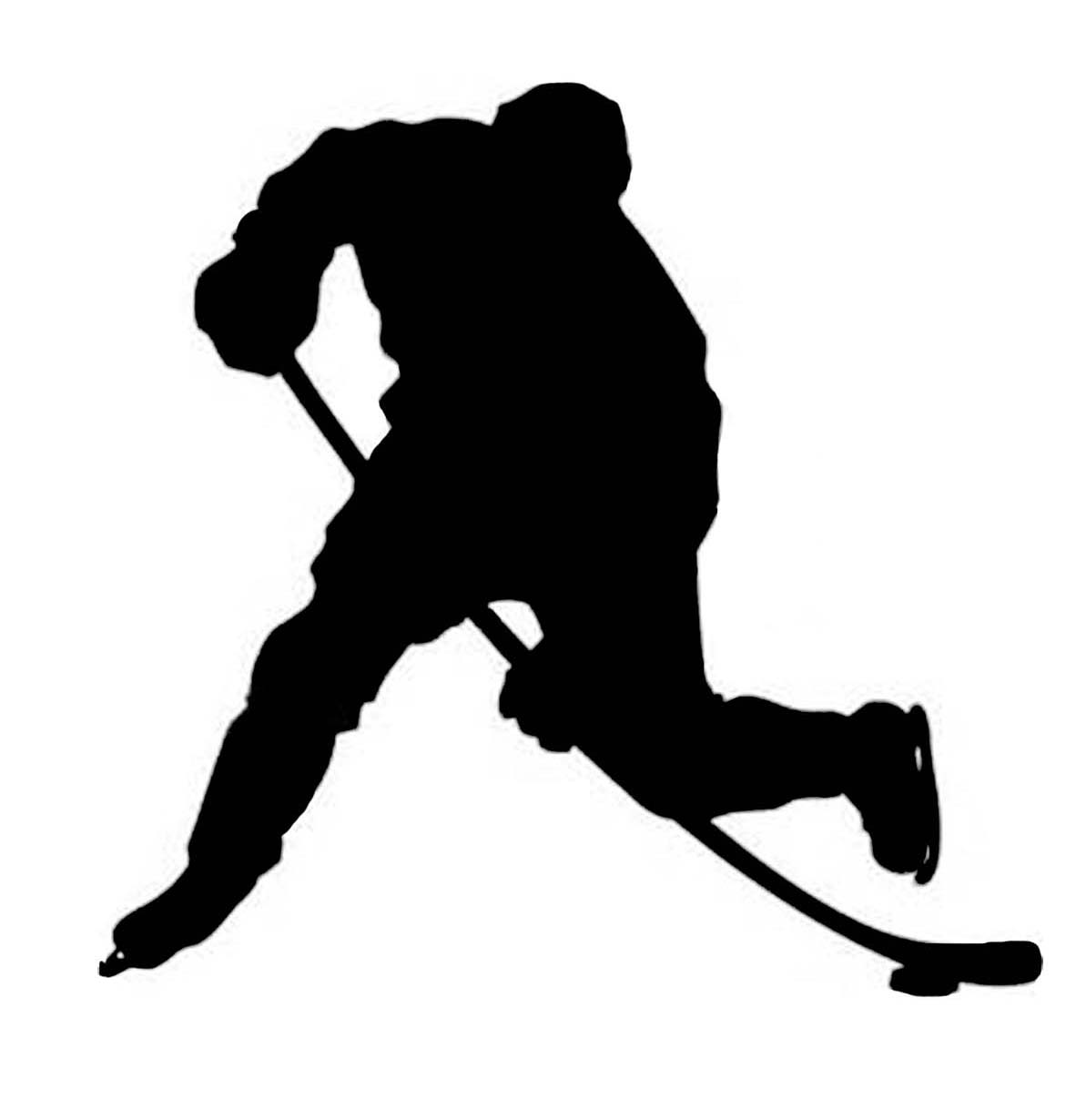 Displaying 20  Images For   Hockey Player Shooting Silhouette   