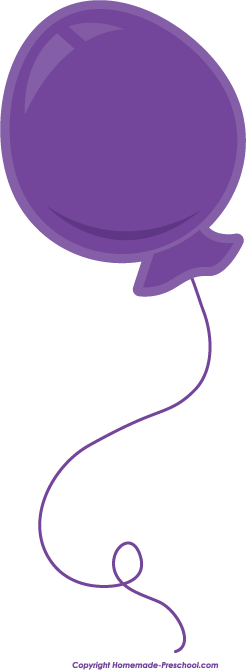 Home Free Clipart Birthday Balloons Clipart Balloon Purple