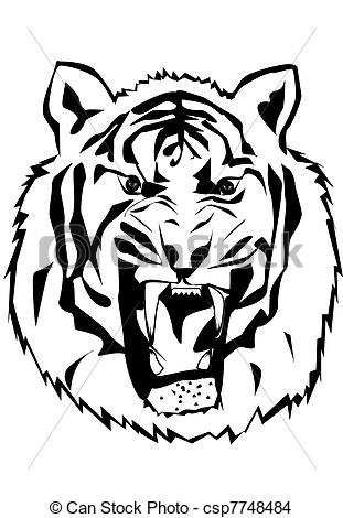 Silhouette Of Tiger Beast   Clipart Panda   Free Clipart Images