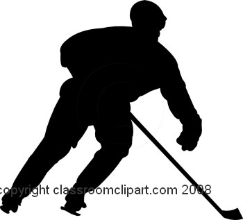 Silhouettes   Ice Hockey Silhouette 1108 27   Classroom Clipart