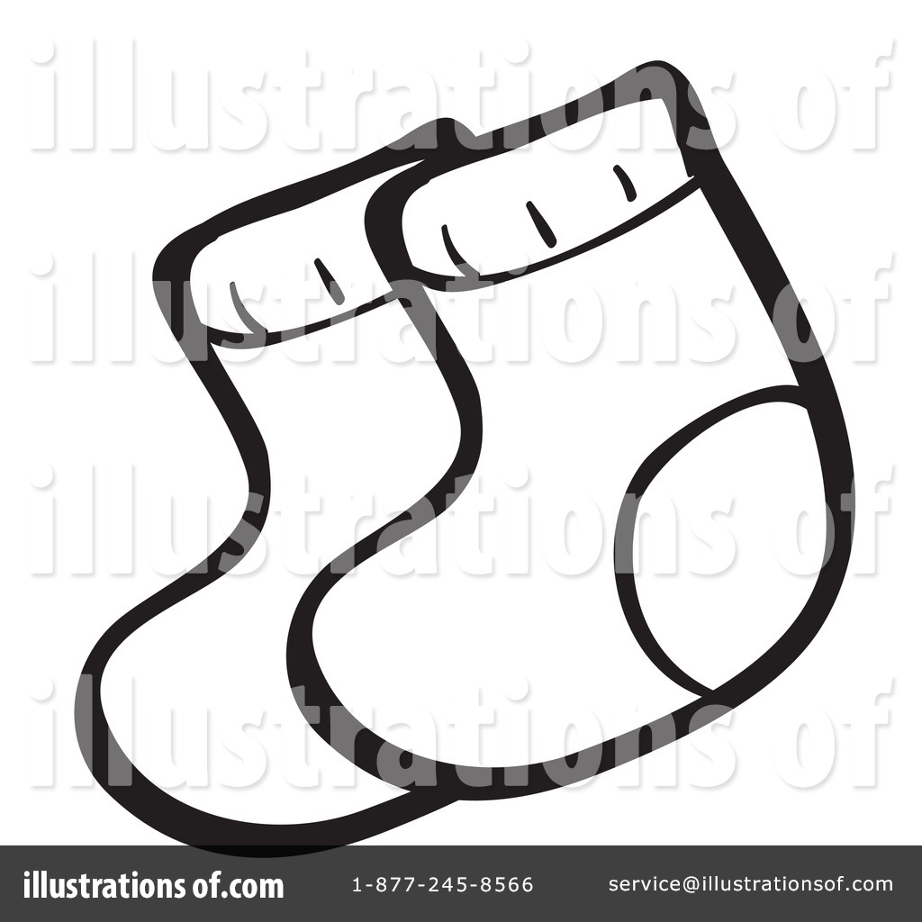 Socks Clipart  1133673   Illustration By Colematt