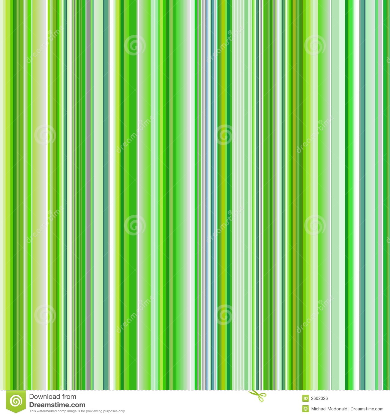 Green Striped Abstract Background Variable Width Stripes