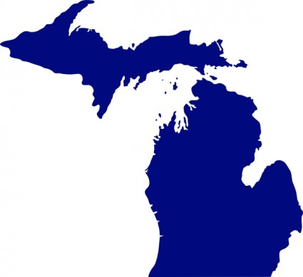 State Of Michigan Clip Art Free Vector 57 03kb