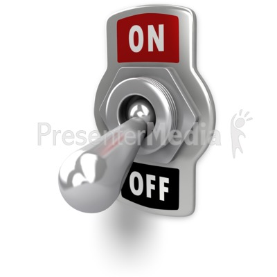 Switch Flipped Off   Signs And Symbols   Great Clipart For