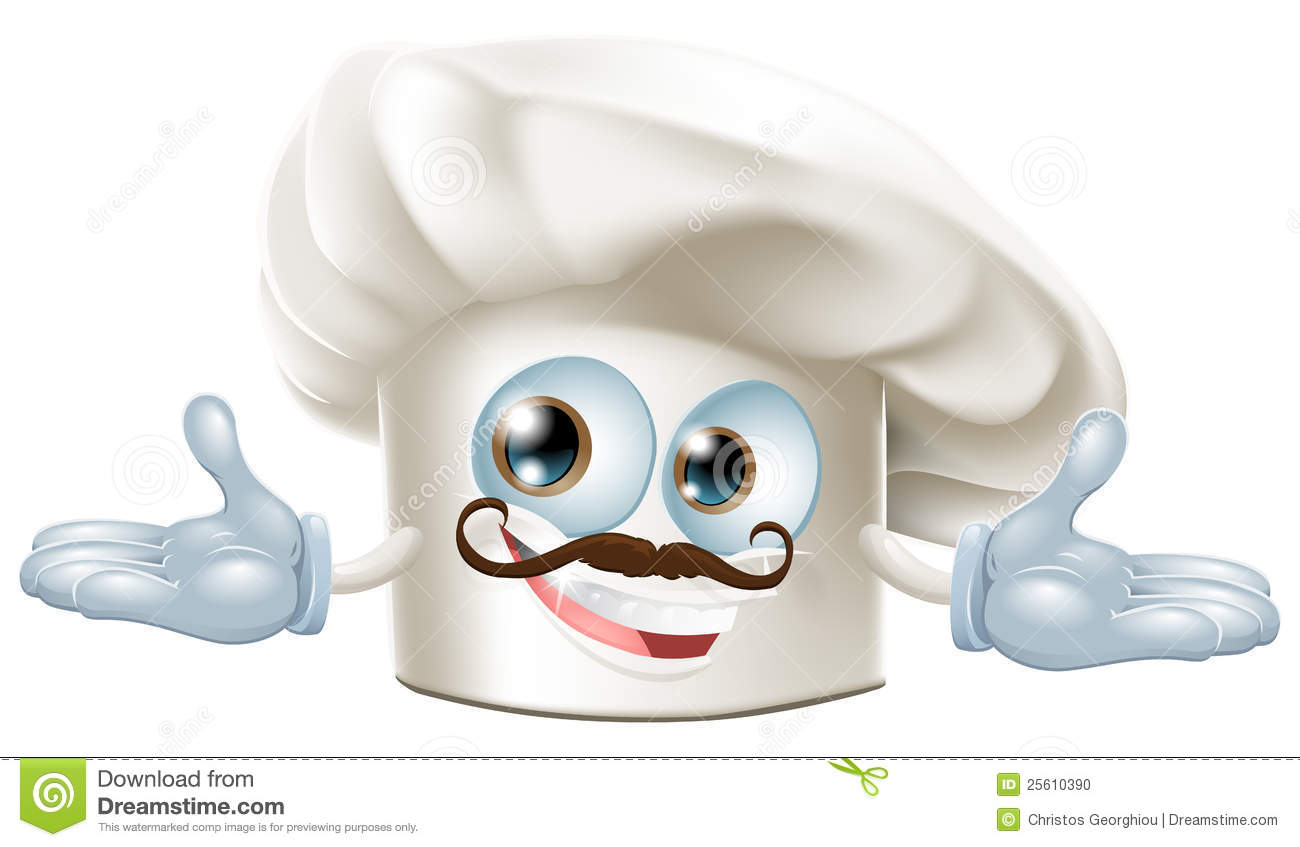 Cute Chef Hat Mascot Stock Photo   Image  25610390