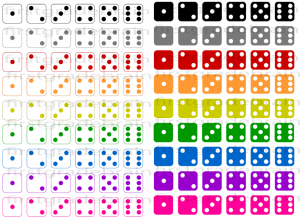 Dice Clipart Colorful Dice Clipart For