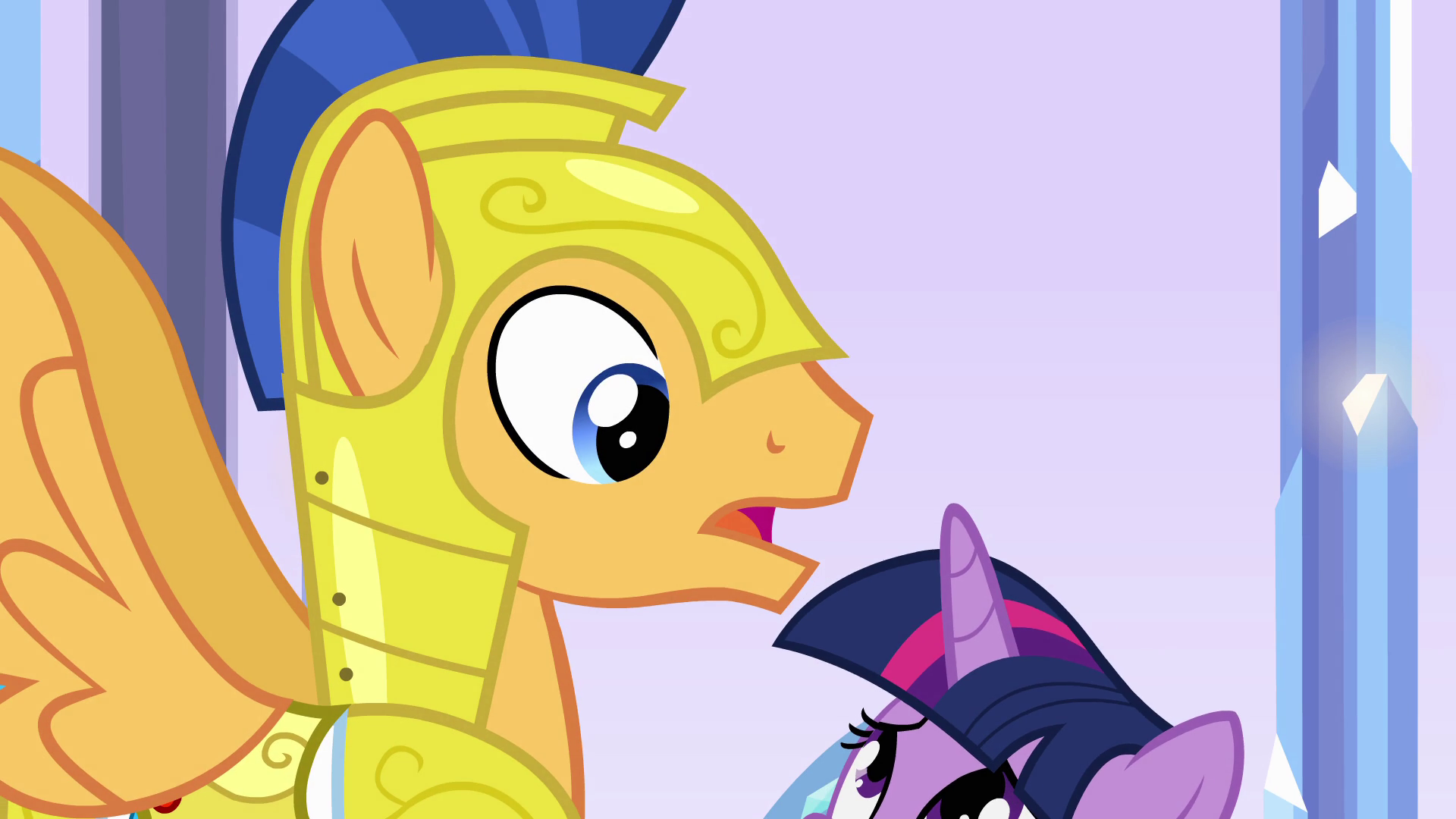 Image   Twilight Looking Up At Flash Sentry Eg Png   My Little Pony