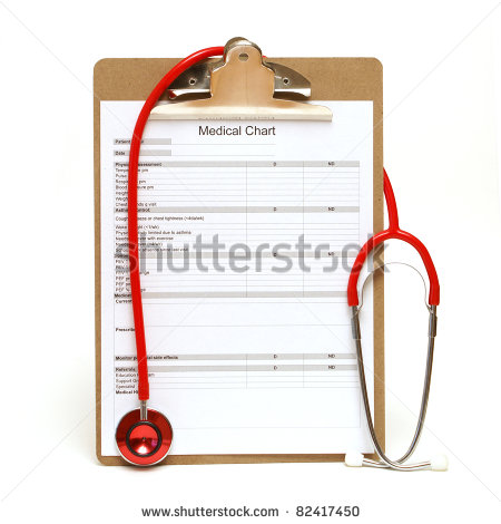 Medical Chart Clipart Black And White An Isolated Medical Chart With