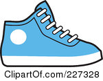 Royalty Free  Rf  Clipart Illustration Of A Border Of Running Blue